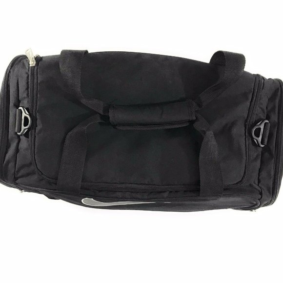 (SOLD) Nike Unisex Black Duffel Overnight Gym Bag - Picture 2 of 8